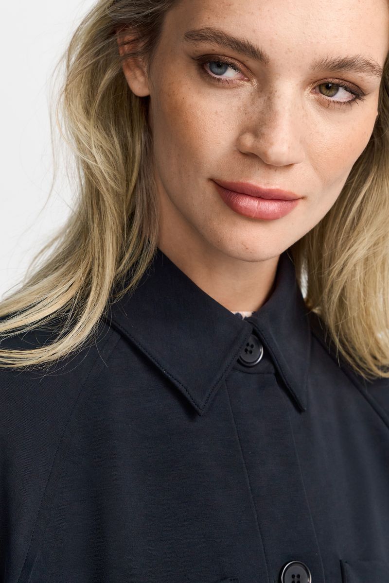 Scuba jacket denim look