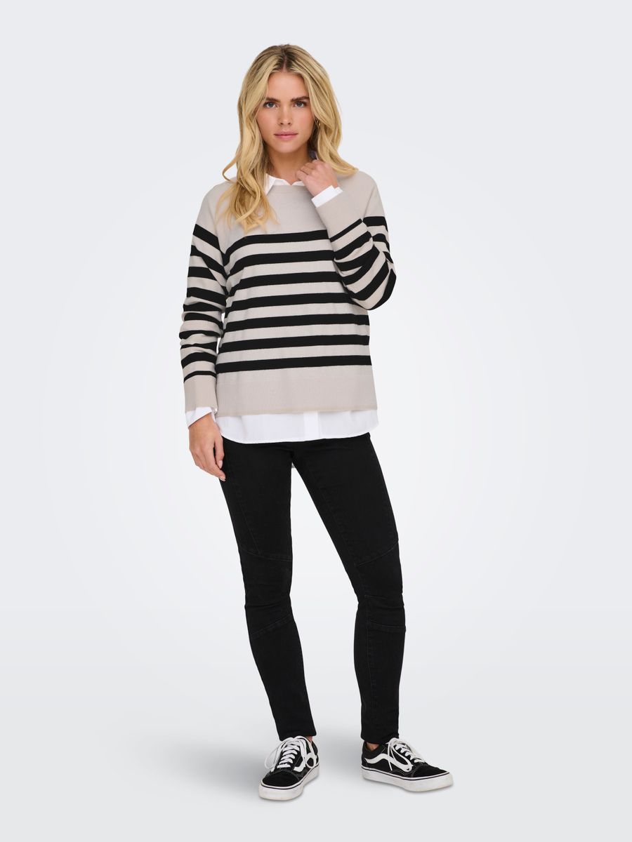 ONLAMA LIFE LS RAGLAN O-NECK CC KNT