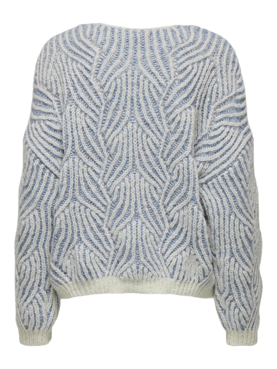 ONLELIN LIFE LS V-NECK CC KNT