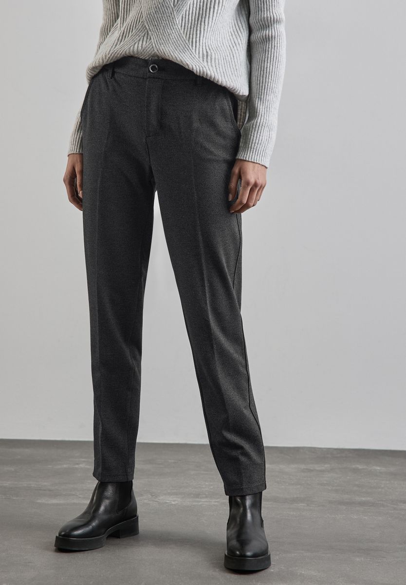 Chino im Melange-Look