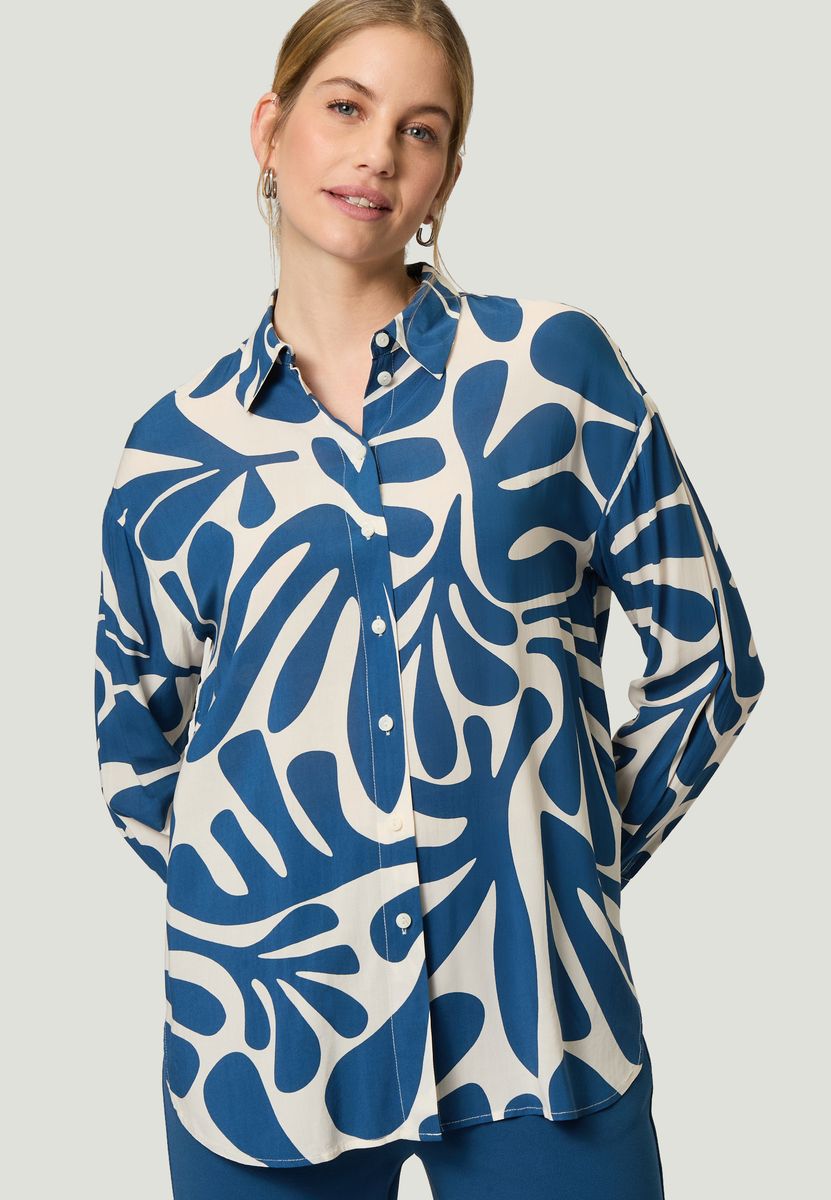 Oversized-Bluse