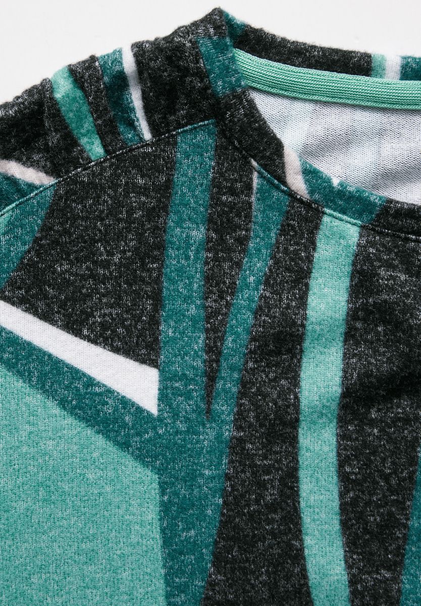 Bedrucktes Langarmshirt