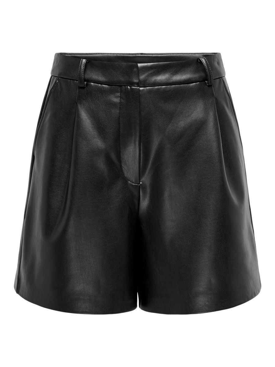 ONLPENNY FAUX LEATHER SHORTS OTW