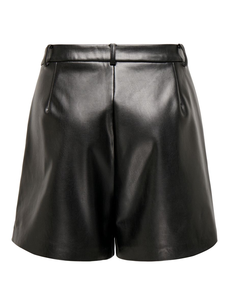 ONLPENNY FAUX LEATHER SHORTS OTW