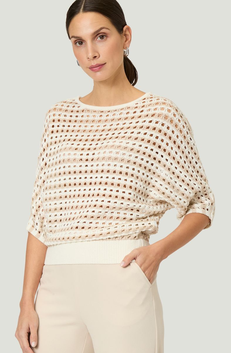 Streifen-Pullover