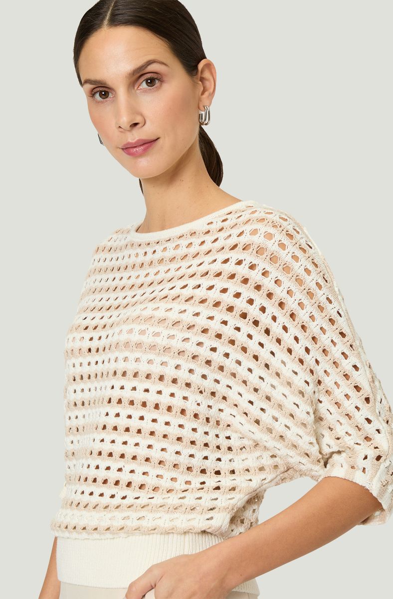 Streifen-Pullover