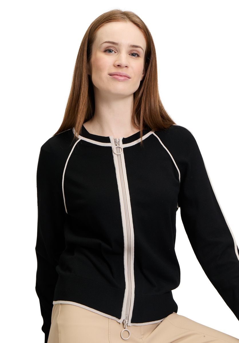 Feinstrickjacke