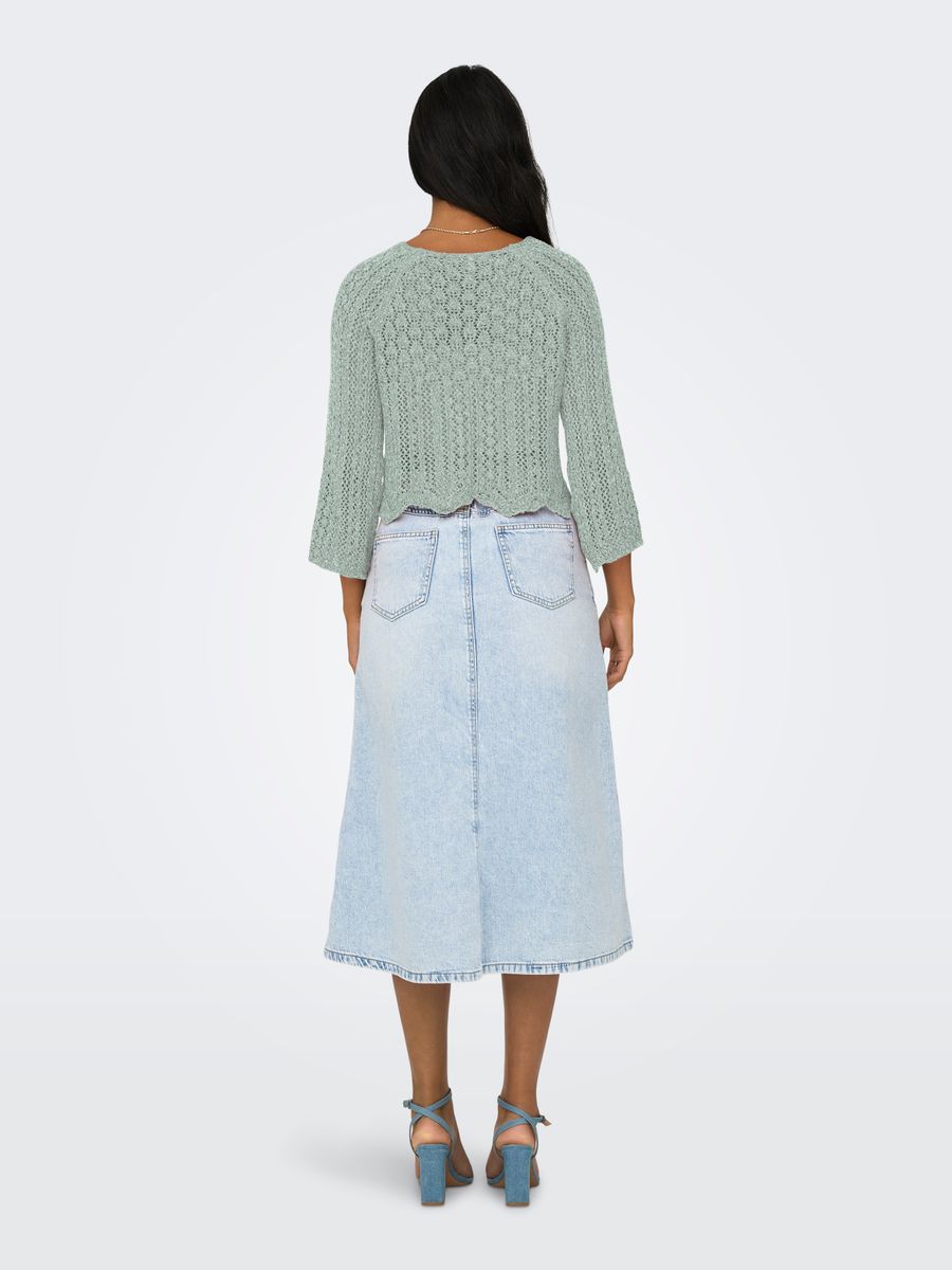 ONLNOLA LIFE 3/4 PULLOVER KNT NOOS