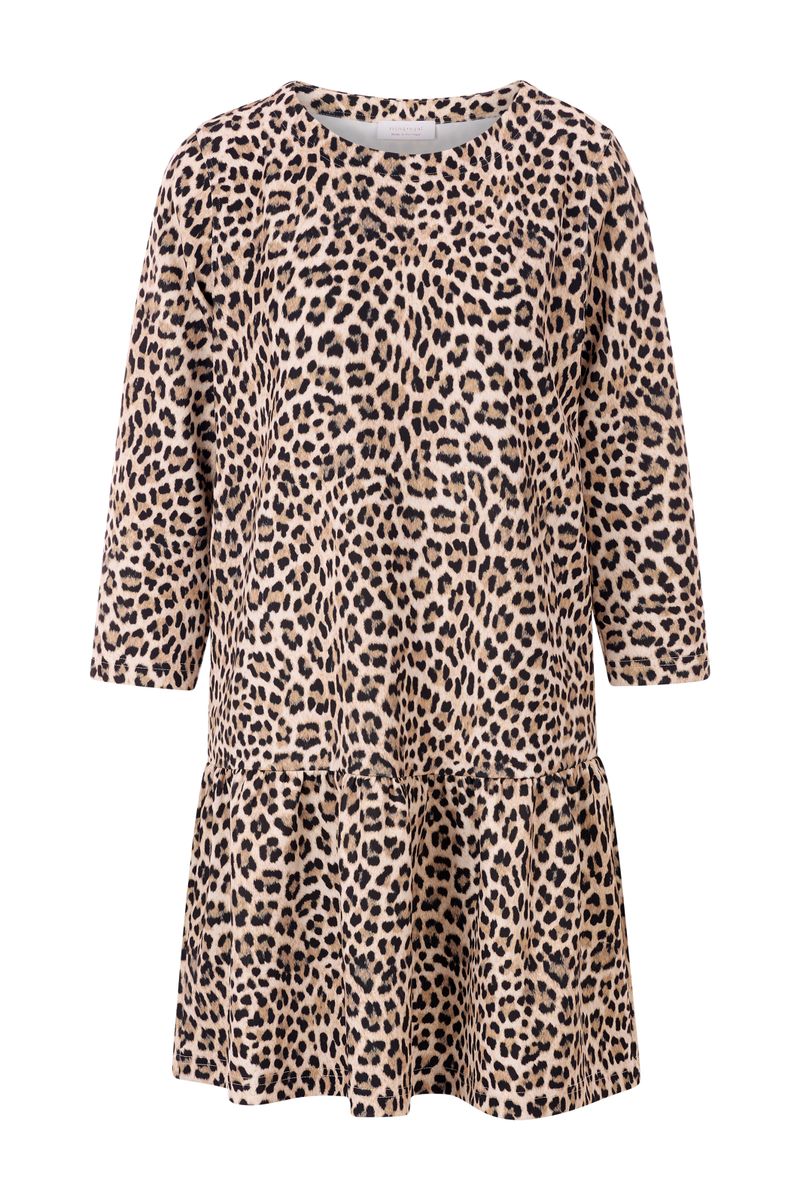 Printed scuba mini dress Recycled