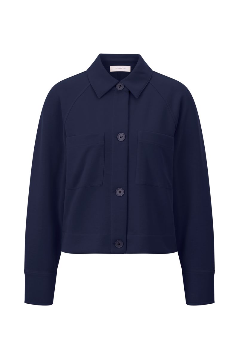 Scuba jacket denim look