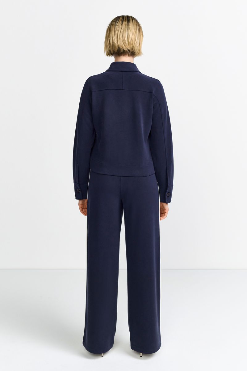 Scuba jacket denim look
