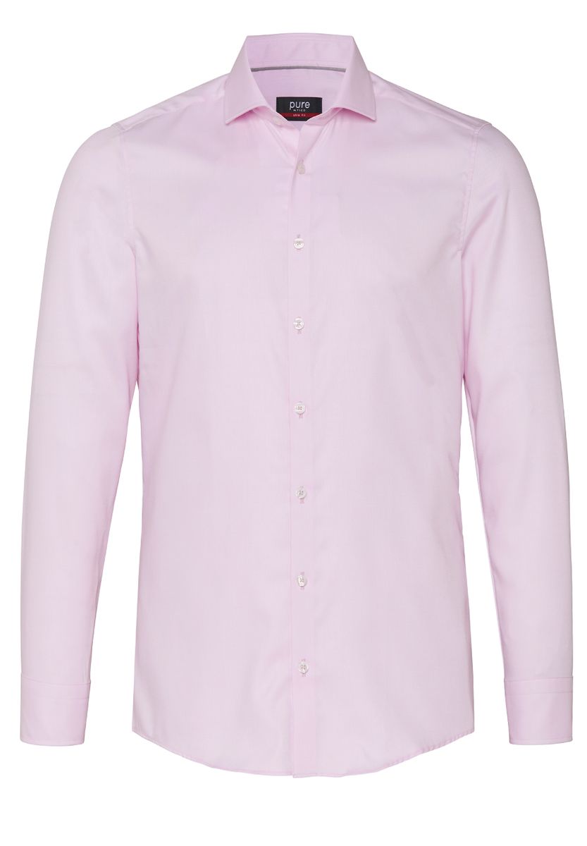 PURE Hemd City slim fit Langarm