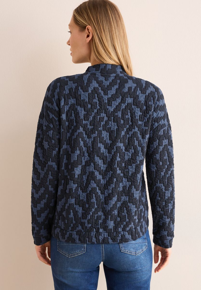 Jaquard Jacke mit Struktur