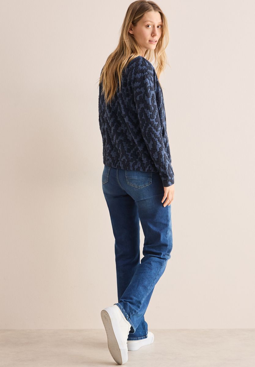 Jaquard Jacke mit Struktur