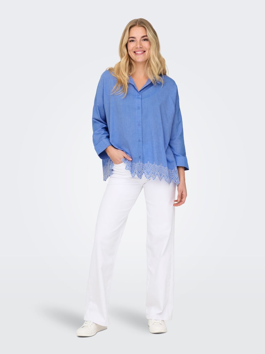 ONLGRACES TULUM LS EMB SHIRT WVN