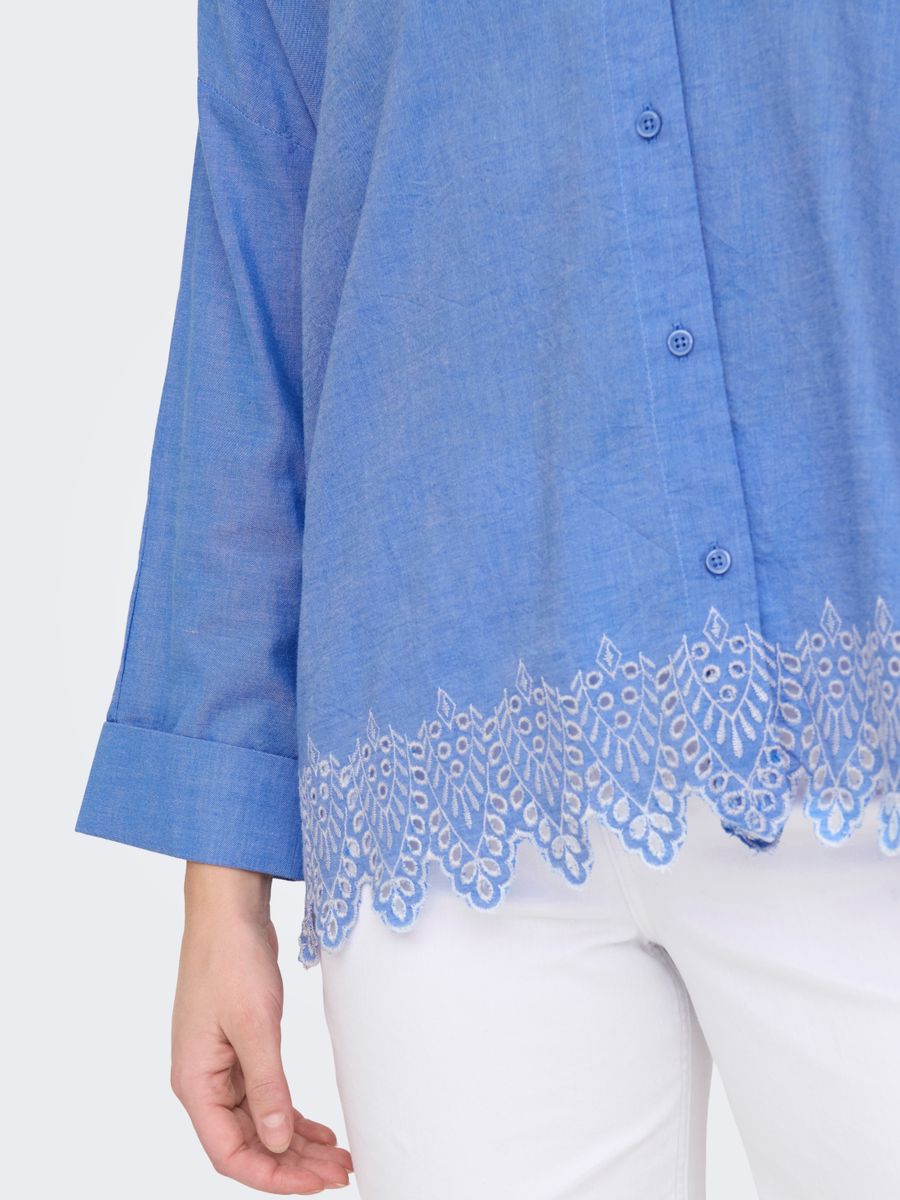 ONLGRACES TULUM LS EMB SHIRT WVN
