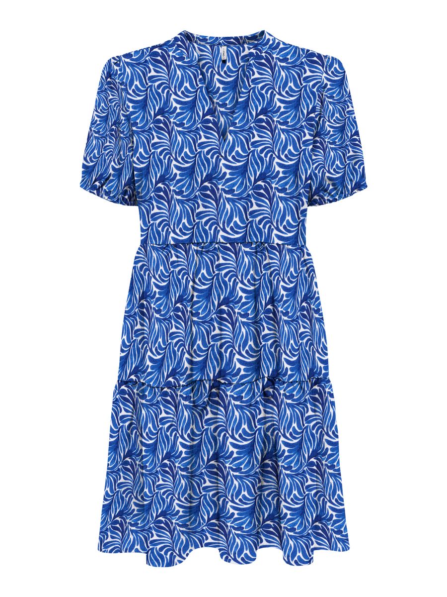 ONLNOVA LIFE VIS S/S THEA DRESS WVN