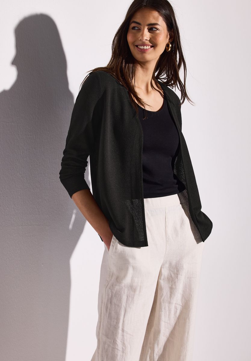 Strick-Look Jacke