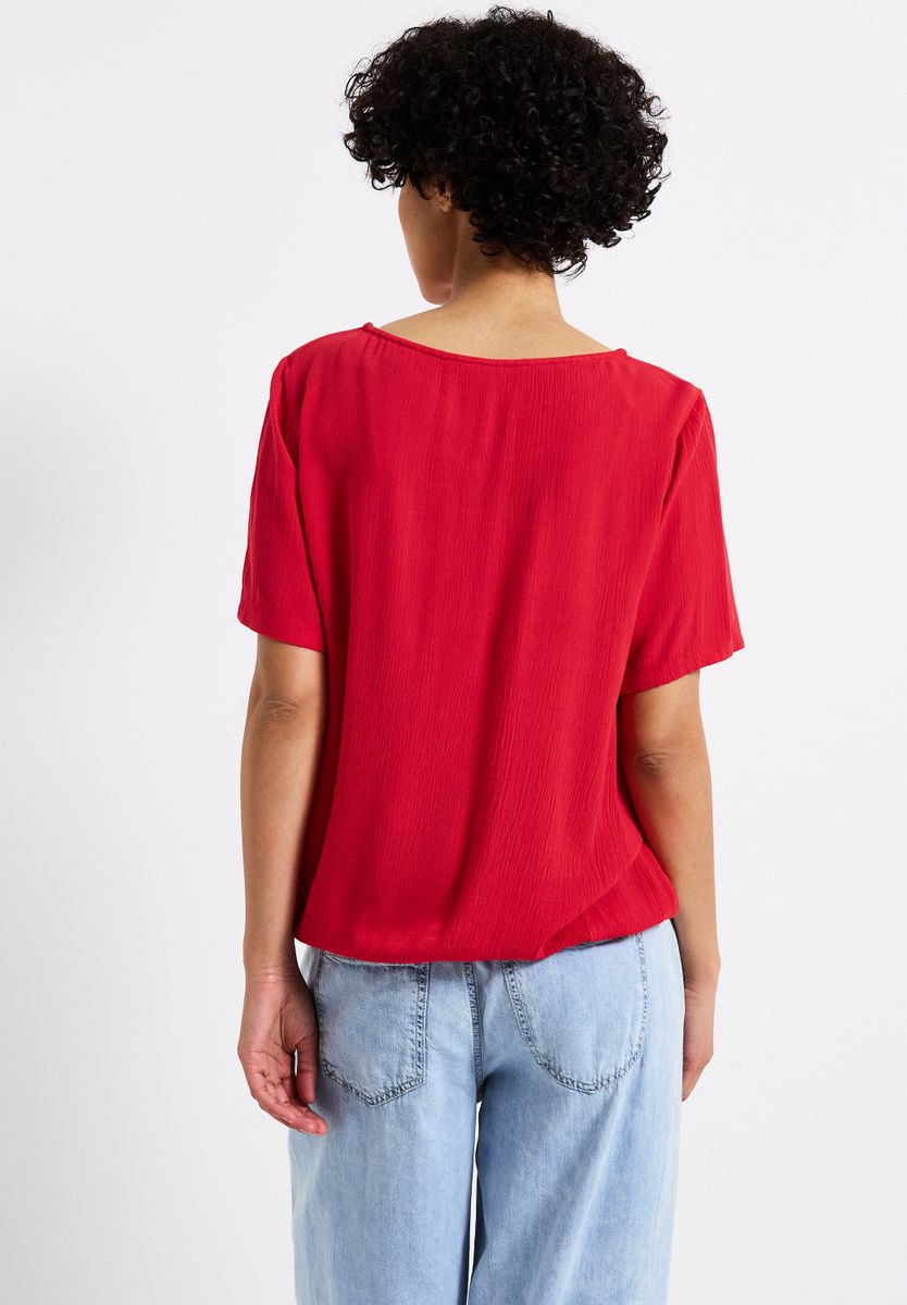 Blusenshirt mit Bänderdetail