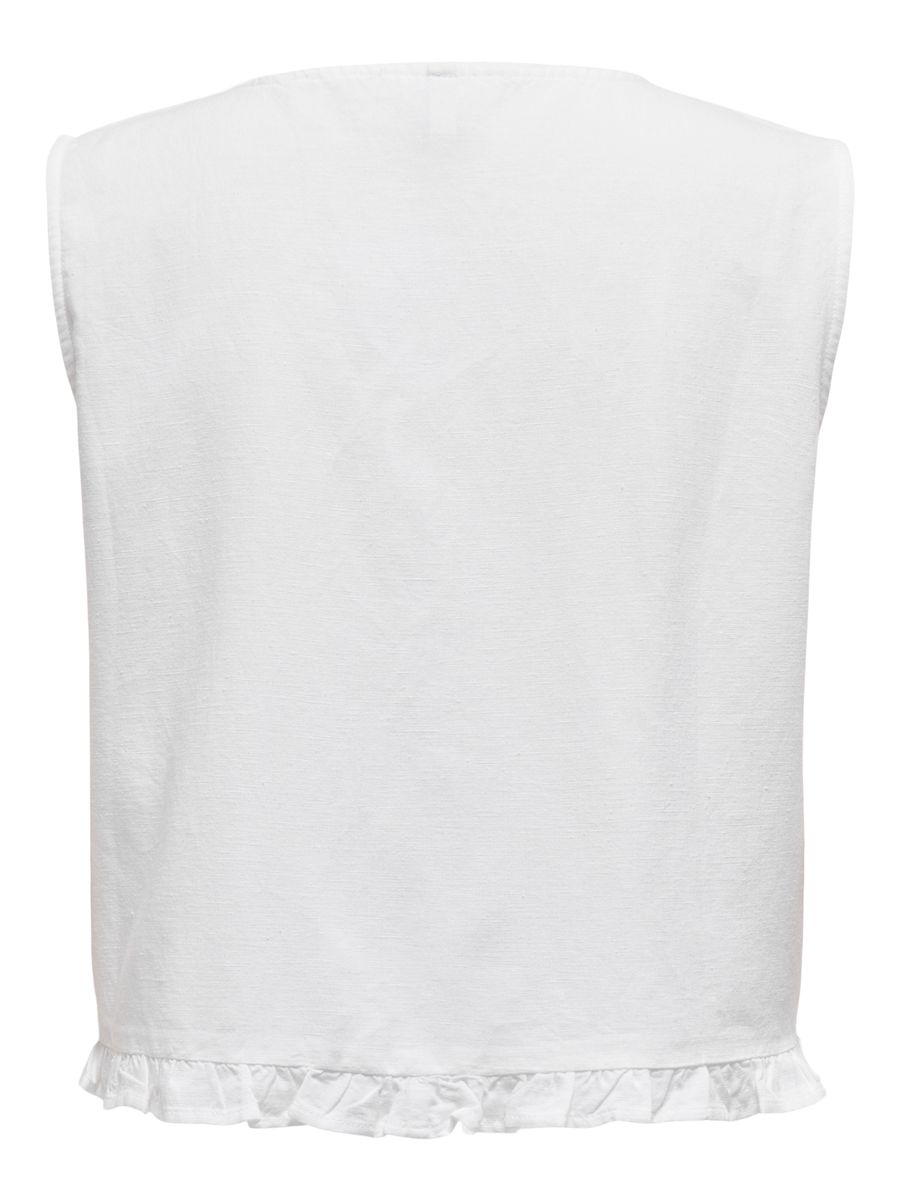 ONLJAKIRI LINEN S/L EMB VEST PTM