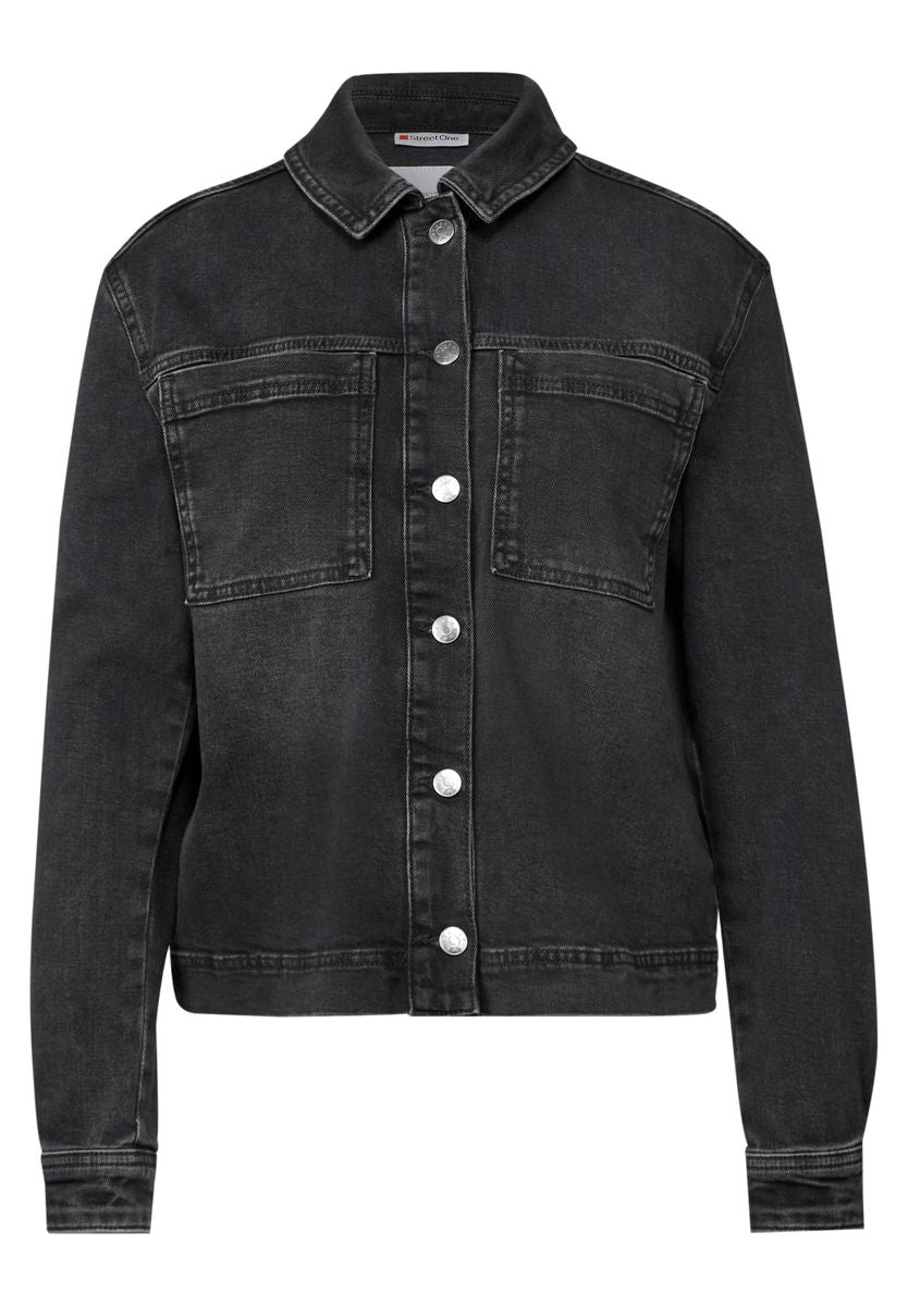 Jeansjacke mit Brusttaschen