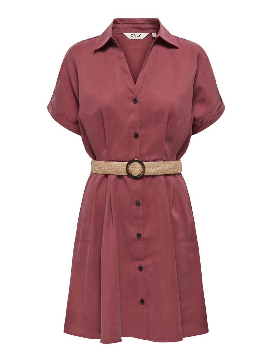 ONLNICA LIFE S/S BELT MODAL DRESS PNT