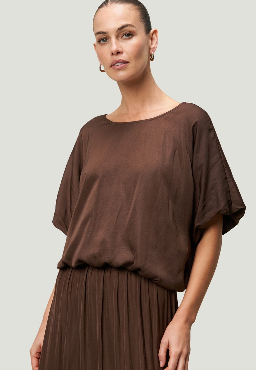 Satinbluse