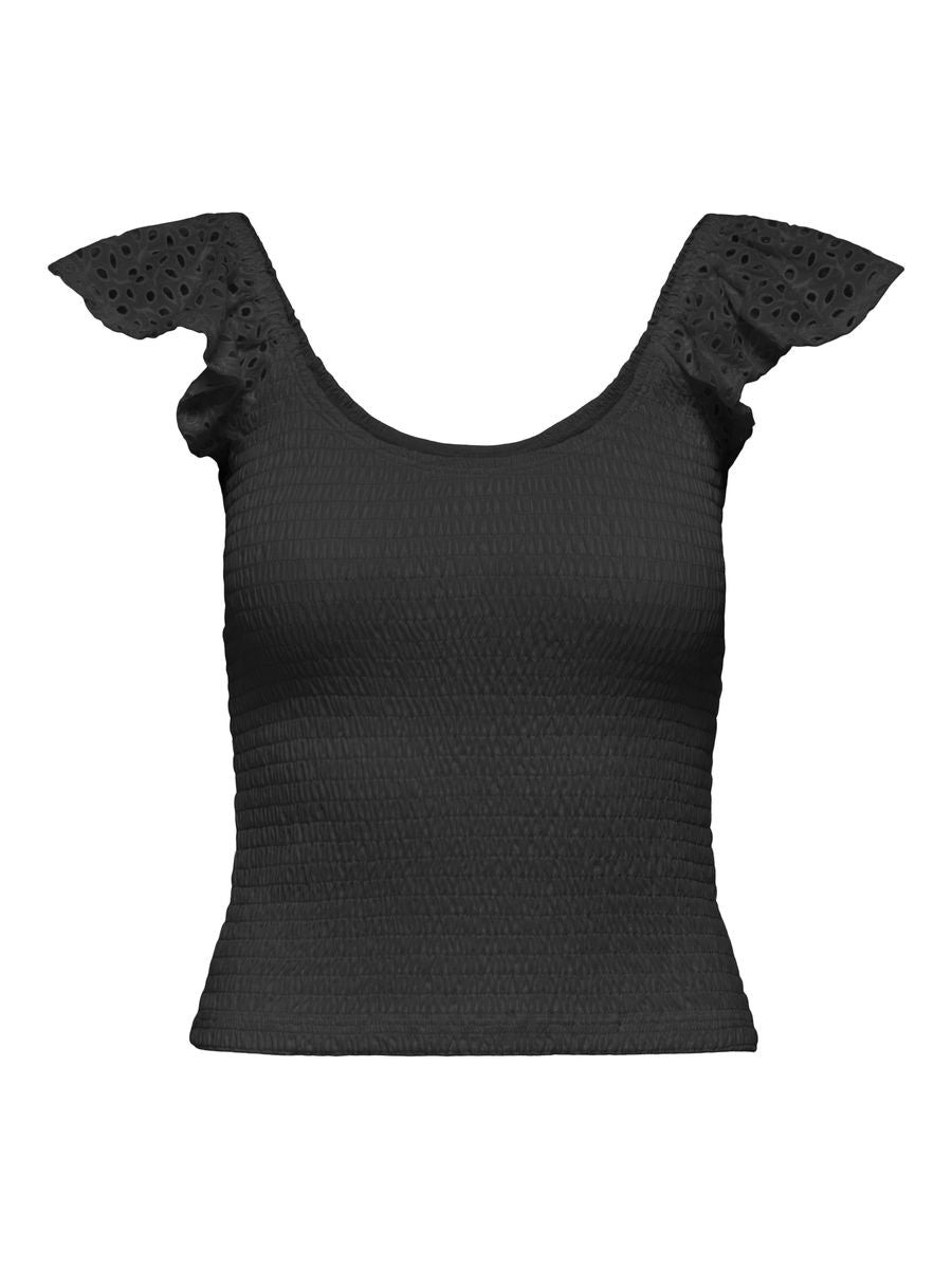 ONLGWEN LIFE S/L SMOCK TOP JRS