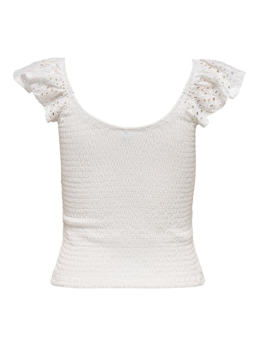 ONLGWEN LIFE S/L SMOCK TOP JRS