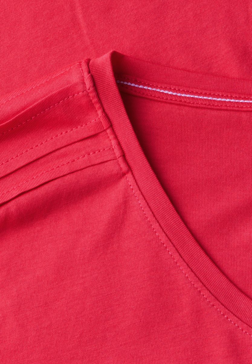 Shirt in Unifarbe