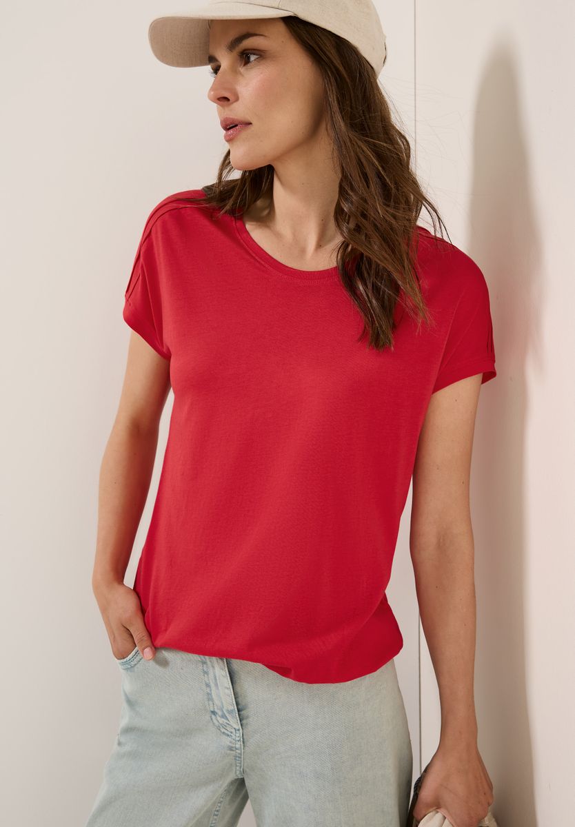 Shirt in Unifarbe