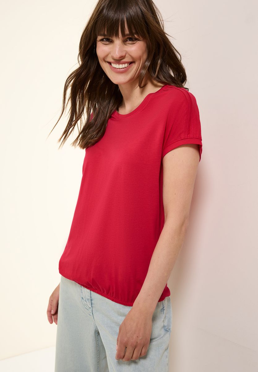 Shirt in Unifarbe