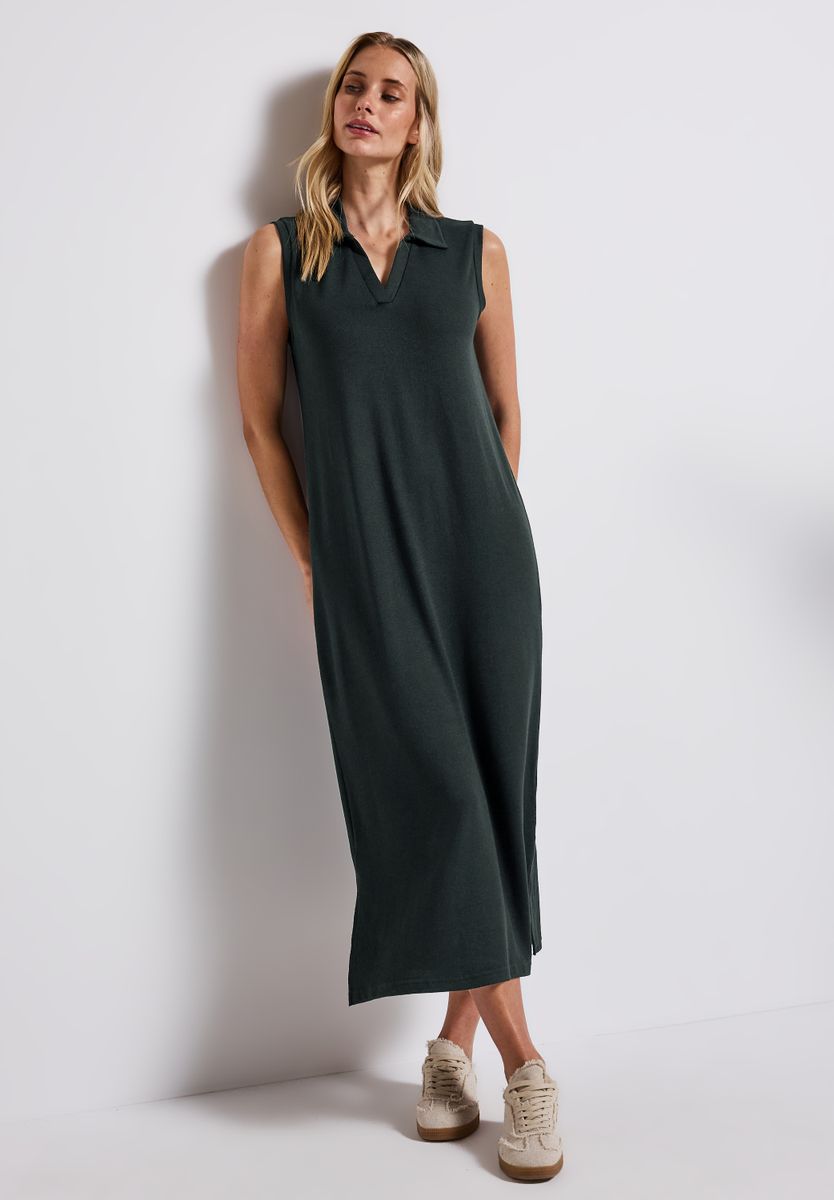 Kleid in Strick-Optik