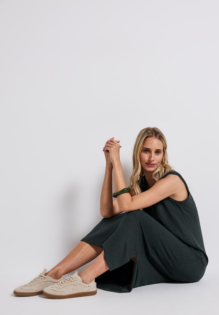 Kleid in Strick-Optik