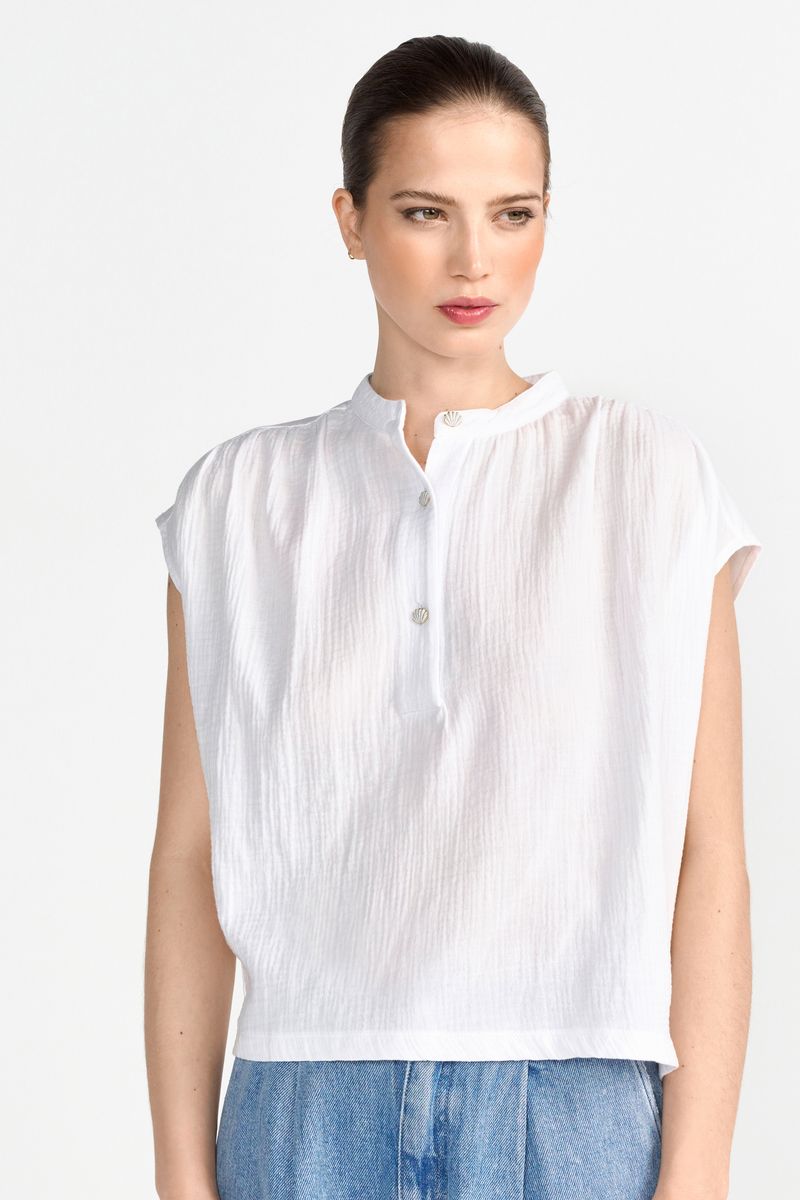 Cotton Museline Mix T-Shirt