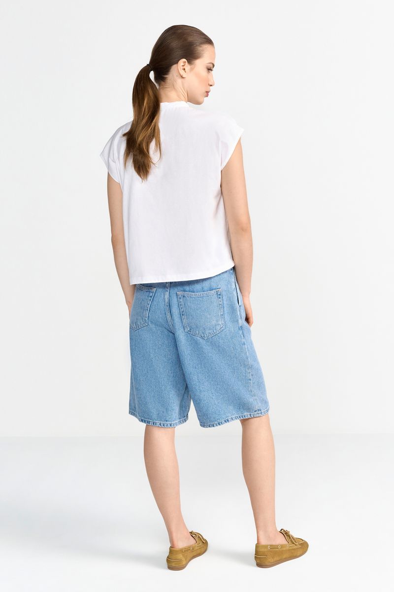 Cotton Museline Mix T-Shirt