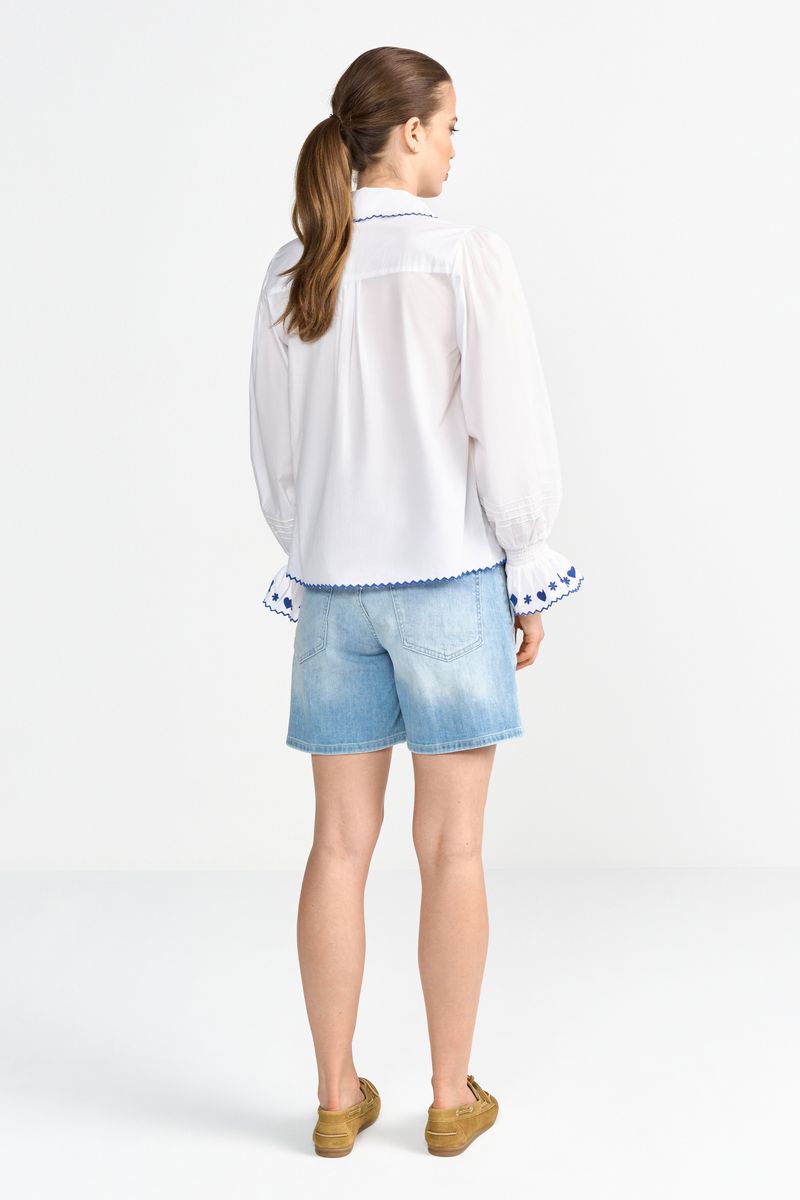 Blue Denim Shorts