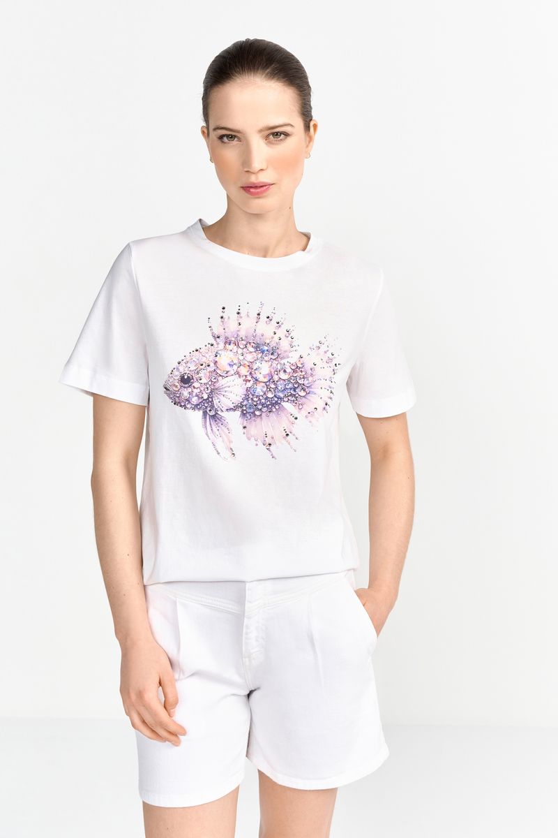 Elegant Fit T Sparkling Fish