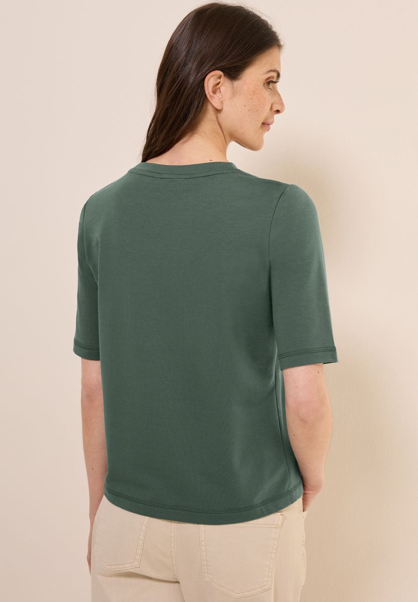 Softes Shirt mit Folienprint