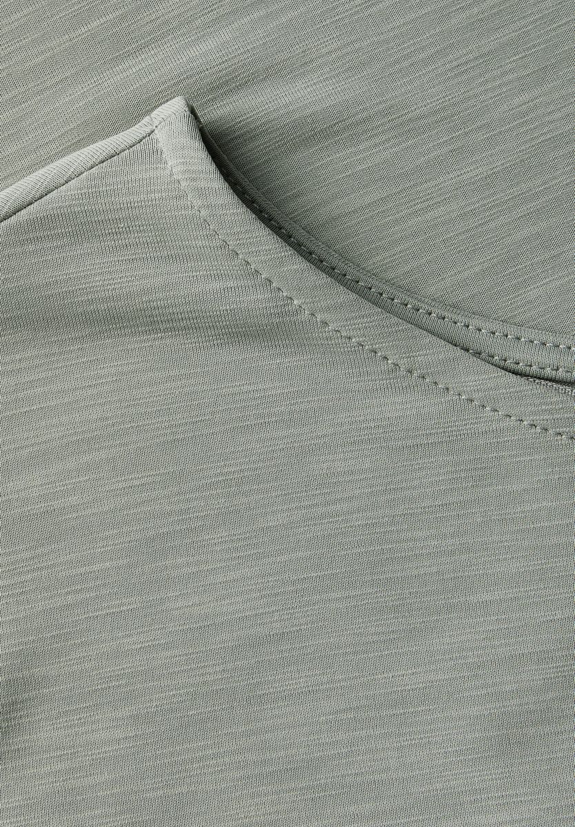 Silk-Look Shirt mit Wording