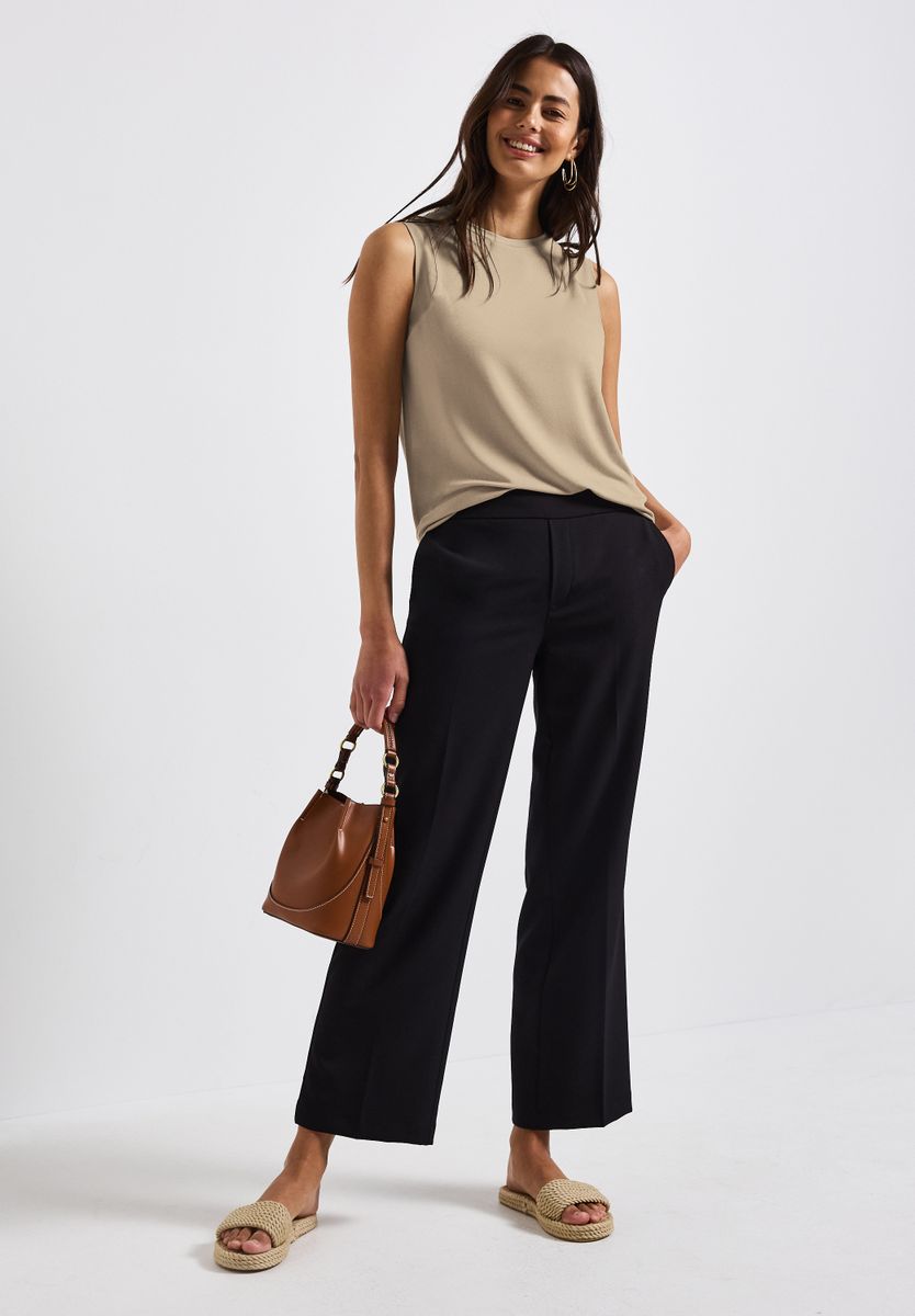 Top mit Chiffondetails