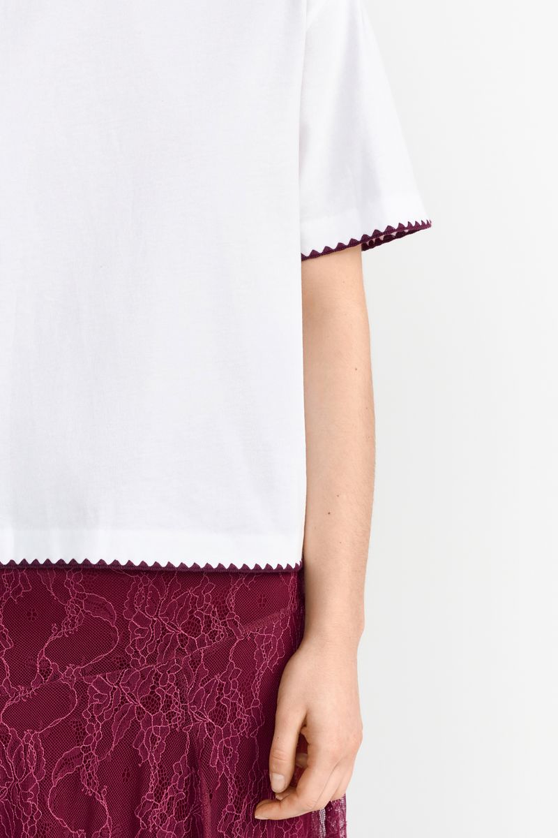 T-Shirt with Stitching Details