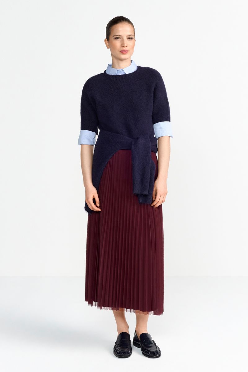 Tulle Plisse Skirt