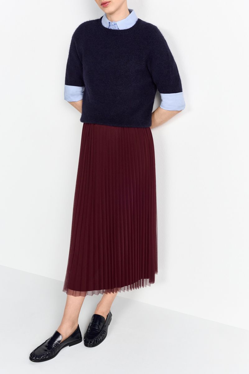 Tulle Plisse Skirt