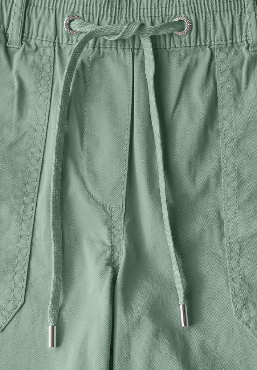 Twill Shorts im Washed-Look