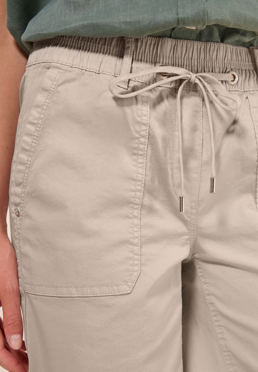 Twill Shorts im Washed-Look