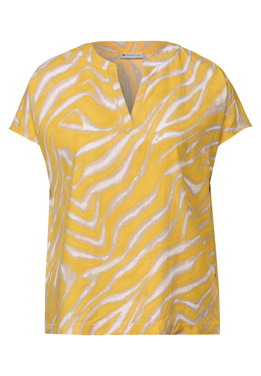 Gemusterte Bluse