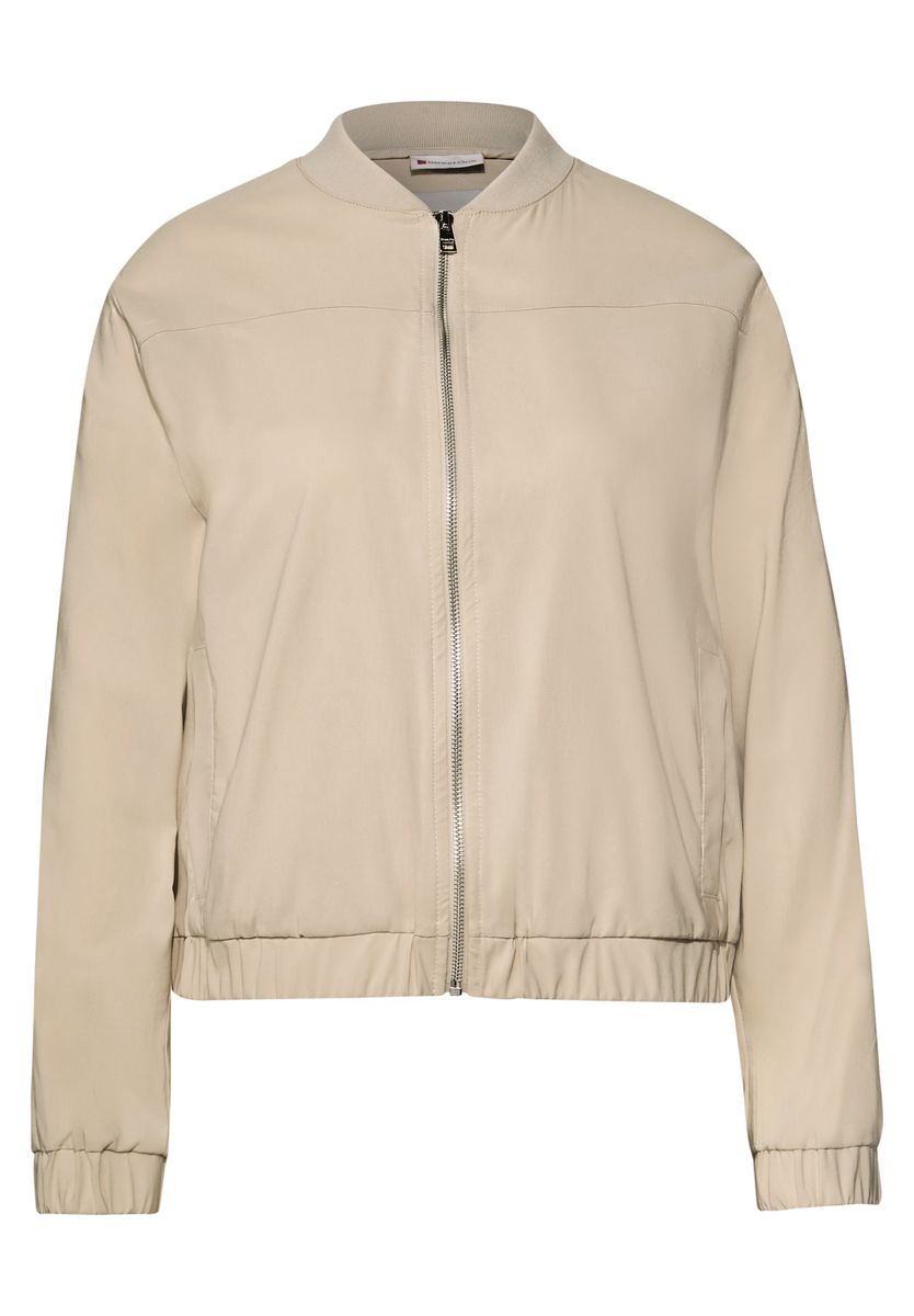 Blouson in Unifarbe