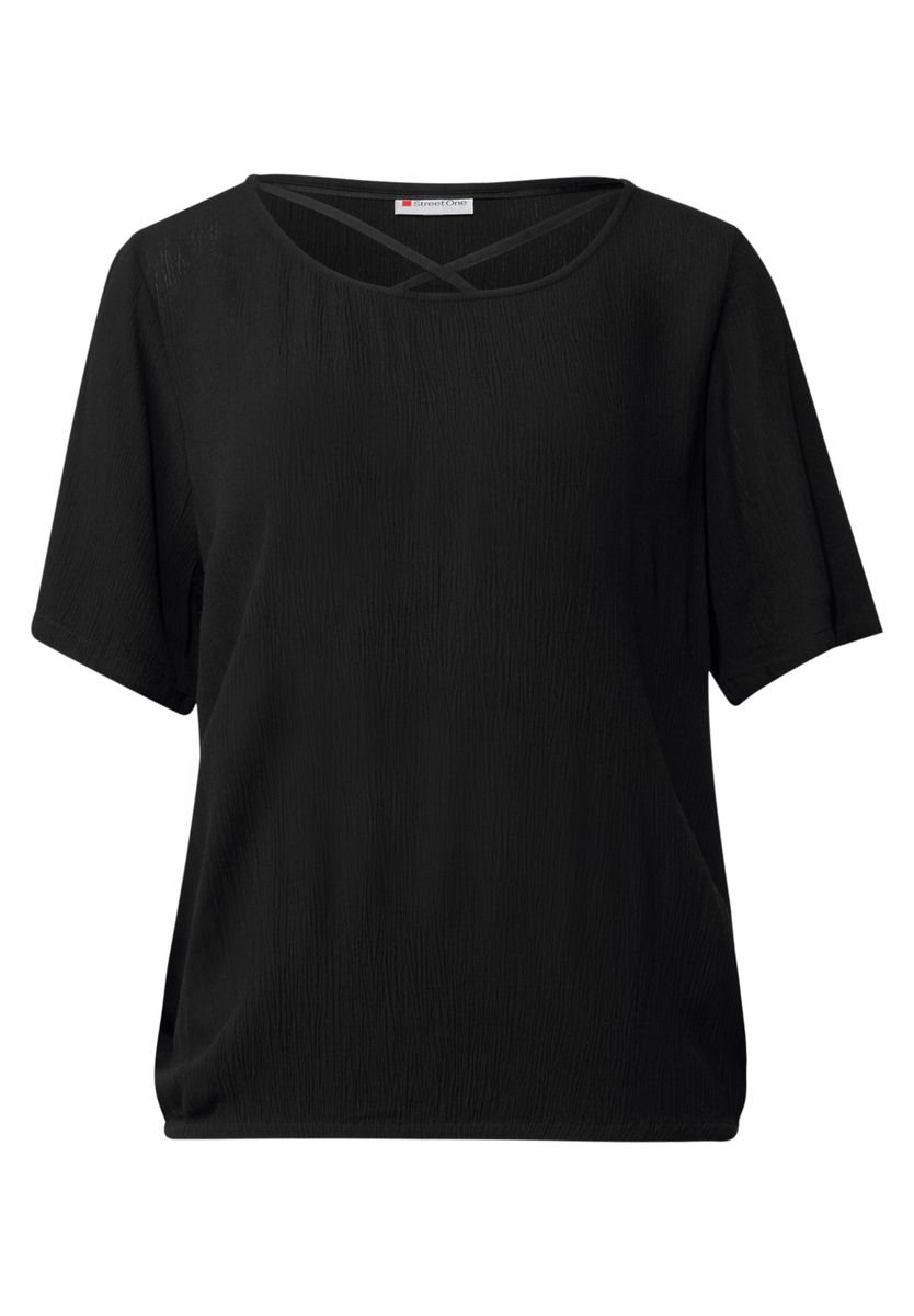 Blusenshirt mit Bänderdetail