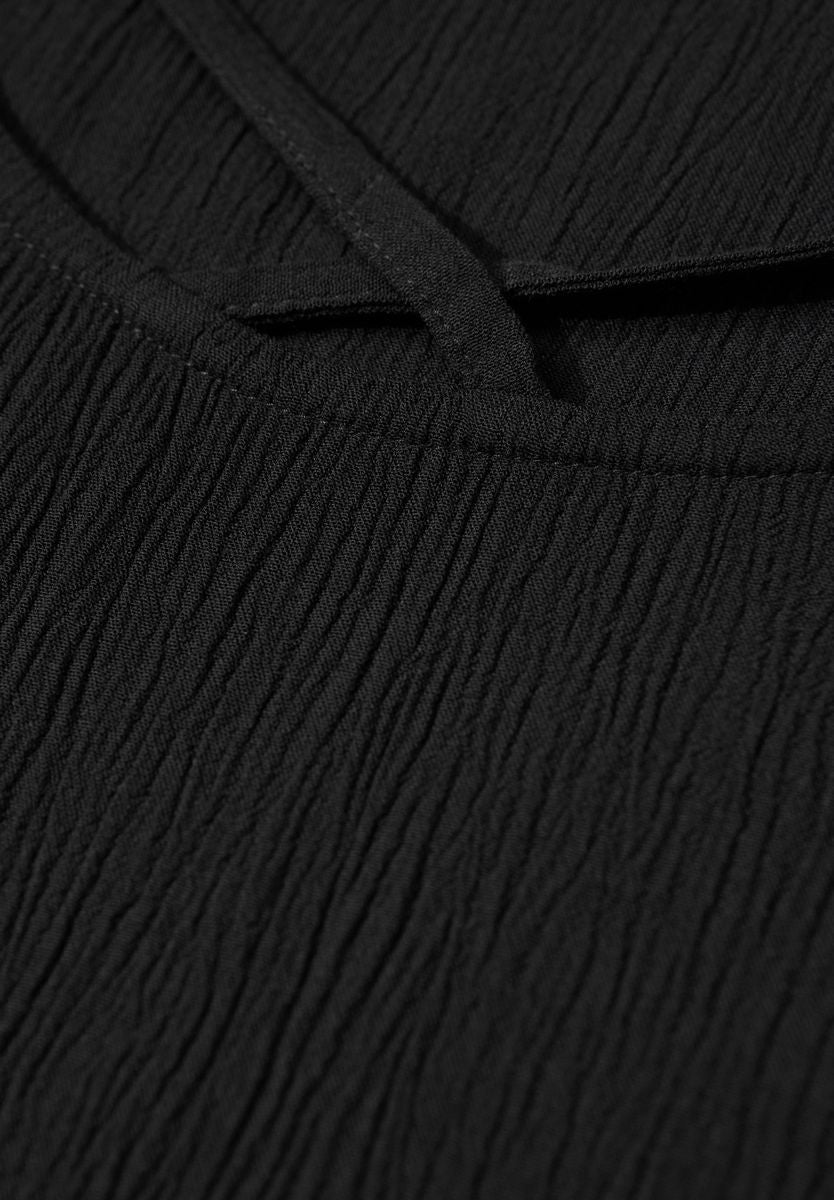 Blusenshirt mit Bänderdetail